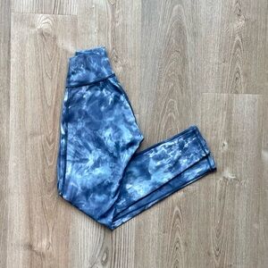 Gymshark Blue Tie-Dye Leggings Full-Length